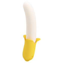 WIBRATOR PRETTY LOVE - BANANA GREEK 7 VIBRATION FUNCTIONS 3 THRUSTING SETTINGS