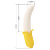 WIBRATOR PRETTY LOVE - BANANA GREEK 7 VIBRATION FUNCTIONS 3 THRUSTING SETTINGS