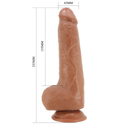 DILDO PRETTY LOVE - DRACO 9.2"(233mm)