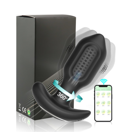 WIBRUJĄCY KOREK / PLUG ANALNY APLIKACJA APP