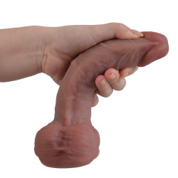 EROSPACE NATURAL PLAY DILDO SILIKONOWE 20.6 CM