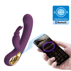 WIBRATOR LIAM PURPLE 12 WIBRACJI APLIKACJA APP LONG DISTANCE CONTROL