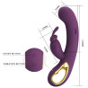 WIBRATOR LIAM PURPLE 12 WIBRACJI APLIKACJA APP LONG DISTANCE CONTROL