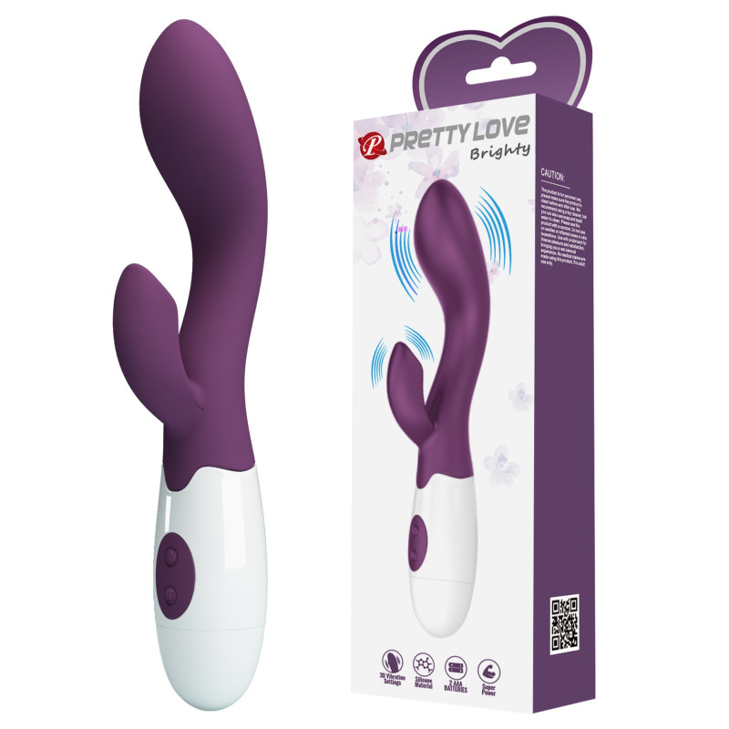 WIBRATOR PRETTY LOVE - BRIGHTY DARK PURPLR 30 WIBRACJI