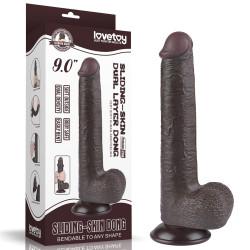 DILDO DONG 9'' SLIDING SKIN...