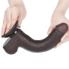 DILDO DONG 9'' SLIDING SKIN DUAL LAYER