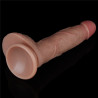 DILDO 7'' DUAL LAYERED SILICONE COCK