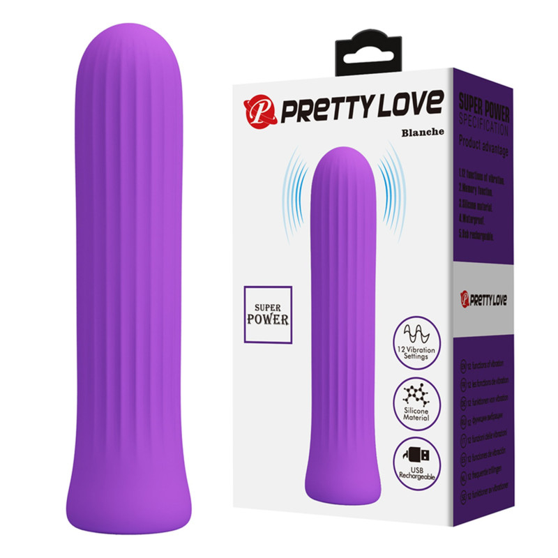 WIBRATOR PRETTY LOVE BLANCHE USB 12 FUNKCJI