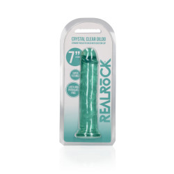 DILDO CRYSTAL CLEAR 7" 18 CM