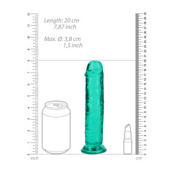 DILDO CRYSTAL CLEAR 7" 18 CM