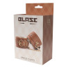 BLAZE ELITE ANKLE CUFFS COGNAC VEGAN LEA KAJDANKI/MANKIETY  NA NOGI