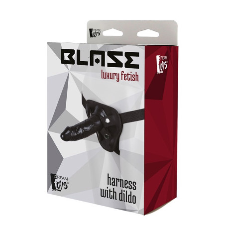 STRAP-ON BLAZE HARNESS WITH DILDO