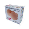 MASTURBATOR PUSSY& ASS XL WAGA  3,8 KG.