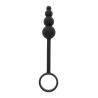 RING & PLUG Anal Snake Plug & Penis Ring Black