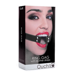 KNEBEL RING CZARNY