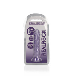 DILDO CRYSTAL CLEAR 6" 14,5 CM