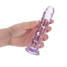DILDO CRYSTAL CLEAR 6" 14,5 CM