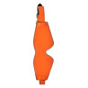 RADIANT EYE MASK GLOW IN THE DARK ORANGE MASKA
