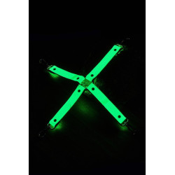 RADIANT HOG TIE GLOW IN THE DARK GREEN KRZYŻAK
