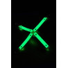 RADIANT HOG TIE GLOW IN THE DARK GREEN KRZYŻAK