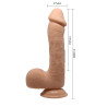 DILDO BAILE SKIN BEAUTIFUL JOHSON 9,2" 234 mm