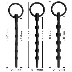 DILATOR PENIS PLUG TRAINING SET x 3