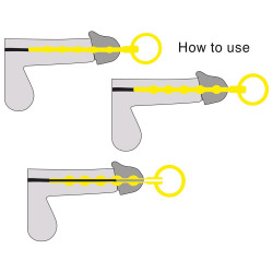 DILATOR PENIS PLUG TRAINING SET x 3