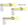 DILATOR PENIS PLUG TRAINING SET x 3