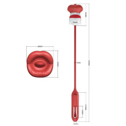 ROMANCE ALYSS MASTURBATORMOUTH STYMULATOR  RED