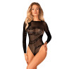 OBSESSIVE B 137 TEDDY BODY CZARNE XL/XXL