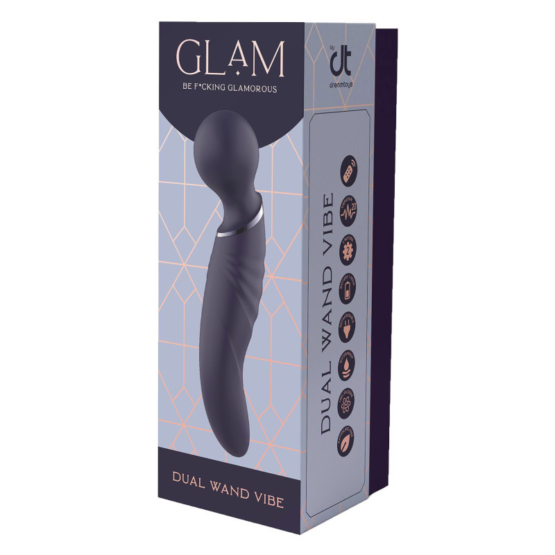 RÓŻDŻKA & WIBRATOR GLAM DUAL WAND VIBE