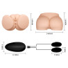 MASTURBATOR CRAZY BULL WAGINA & ANAL WIBRACJE   3,1KG