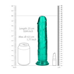 DILDO PROSTE Z PRZYSSAWKĄ 9"  23CM
