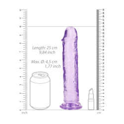 DILDO PROSTE REALISTYCZNE Z PRZYSSAWKĄ 9"  23CM