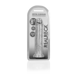 DILDO CRYSTAL CLEAR  8"  20CM