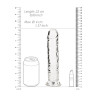 DILDO CRYSTAL CLEAR  8"  20CM
