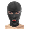MASKA CZARNA HOOD EYES MOUTH FETISH