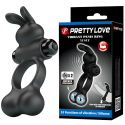 PIERŚCIEŃ PRETTY LOVE 10 FUNKCJI WIBRACJI