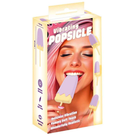 MASAŻER OBUSTRONNY 10 TRYBÓW WIBRACJI VIBRATING POPSICLE