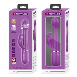 PRETTY LOVE DEJON PURPLE 7 WIBRACJI 4 PCHNIĘCIA 4 ROTACJE