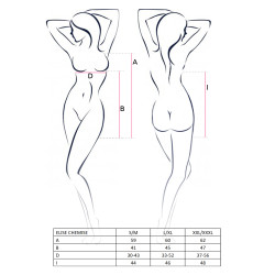 GORSET CZARNY DIVINE CORSET BLACK XXL/XXXL - CASMIR