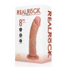 WIBRATOR VIBRATING  REGULAR CURVED COCK - 8" / 20,5 CM TAN