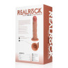 WIBRATOR VIBRATING  REGULAR CURVED COCK - 8" / 20,5 CM TAN