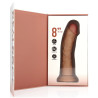 WIBRATOR VIBRATING  REGULAR CURVED COCK - 8" / 20,5 CM TAN