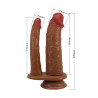 WIBRATOR PRETTY LOVE - DOUBLE DILDO HULBERT 6.9" 7 FUNKCJI