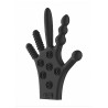 SILIKONOWA RĘKAWICA STYMULUJĄCA CZARNA