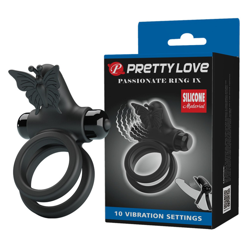 PRETTE LOVE - PASSIONATE RING IX, 10 FUNKCJI WIBRACJI
