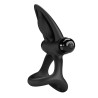 PRETTY LOVE - VIBRATION COCK RING Black 10 FUNKCJI WIBRACJI