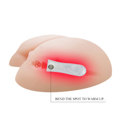 MASTURBATOR WAGINA & ANUS WIBRACJIE GŁOS 2,12 kg GRZANIE