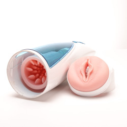 MASTURBATOR WAGINA RUCH POSUWIST-OBROTOWY 10 TRYBÓW USB